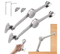 2 Pezzi Supporto Coperchio Pieghevole Cerniera Ammortizzatore Soft Close, con Viti e Chiave Esagonale