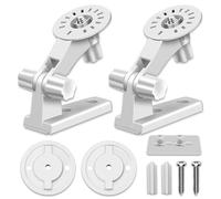 2 Pezzi Supporto da Parete per Fotocamera, Supporto Telecamera Angolo Regolabile 180 Gradi Staffa Telecamera Montaggio a Soffitto con Gancio Autoadesivo Compatibile con Tapo Tp-Link