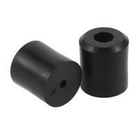 2 Pezzi Supporto da Parete per Snowboard e Skateboard in Gomma Nero | Design Verticale Salvaspazio, Facile da Installare, Leggero e Compatto, per Casa e Rifugi Alpini