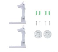 2 Pezzi Supporto da Parete per TP-Link per Tapo C200 C210 C220 TC70 C225 Kasa EC70 KC410S Telecamera di Sorveglianza Girevole 180 Gradi Regolabile Montaggio a Soffitto in Plastica Robusta