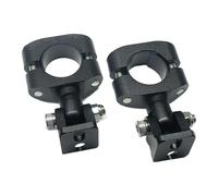 2 Pezzi Supporto Faro Moto Staffa per Faretto Ausiliario Montaggio Girevole