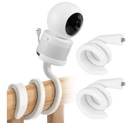 2 Pezzi Supporto Flessibile Compatibili con Eufy/Arlo/Blink/Reolink, Supporto Baby Monitor Sono Dotati Di Un'Interfaccia Filettata da 1/4 Di Pollice Che, Non è Necessaria Alcuna Perforazione