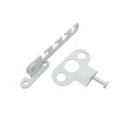 2 pezzi Supporto for finestra Gancio antivento Fermi Limitatore in acciaio inossidabile Fermo Vento Brace Stay Position Stopper Tassello resistente fisso Per Finestre