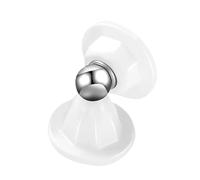 2 pezzi Supporto for porta con ventosa for tenere aperta la Fermaporta magnetico for da parete for pavimento Piccola Per Hotel, Soggiorni(White)