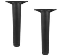 2 Pezzi Supporto Letto Regolabile per Struttura Divano, Gambe Nere | Acciaio Plastico, Base Delicata Sul Pavimento, Riparazione Rapida, Uso Domestico, per Divano e Sofà