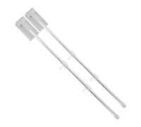 2 Pezzi Supporto Magnetico per Insegne a Parete Girevole 360° | Base Magnetica, Due Ganci in Plastica, Regolazione Angolare, per Cartine e Staffe in Negozio o Evento