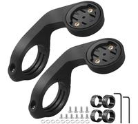 2 Pezzi Supporto Manubrio da Bici Compatibile con Garmin Edge 530 540 520 510 500 200 130 25 20 840 830 820 810 800 1000 1030 1040 Plus Explore 2 Computer GPS Supporto da Bicicletta MTB da Corsa
