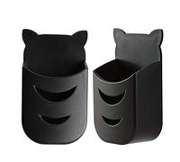 2 Pezzi Supporto per Telecomando per Samsung TV Telecomando, Supporto adatto per Samsung LED LCD HDTV 3D 4K TV Telecomando-Nero