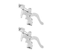 2 PEZZI Supporto Piedino per Macchina Da Cucire Compatibile con Brother Singer Adattatore Universale Standard a scatto Macchina da Cucire in Acciaio