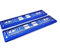 2 Pezzi Supporto Targa Blu - Supporto Targa Cromato Kfz