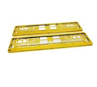 2 Pezzi Supporto Targa Oro - Supporto Targa Kfz