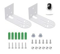 2 Pezzi supporto telecamera staffa telecamera esterna per Eufycam 2c/2 | Staffe Angolari, per Eufy Security Indoor Cam E220, Accessori in Metallo Resistente, Include 1 Cacciavite Phillips