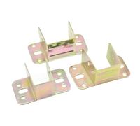 2 pezzi Supporto trave letto Connettore fisso Cerniere letto addensate Gancio Angolo Codice Ferramenta for mobili(40mm)