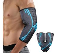 2 pezzi Supporto Tutore Gomito Tennista Fascia Gomito Epicondilite Compressione Epicondilite Elbow Brace Gomitiere Palestra Bodybuilding per Protezione Braccio, Palestra, Tendinite,Artrite,Golf-S
