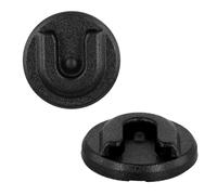 2 Pezzi Supports de Micro pour Autoradio, Rotondo Support Radio Cb con Retro Adesivo Supporto per Supporto per Gancio per Microfono per Radio CB Compatibile con Alinco Anytone Bao-Feng