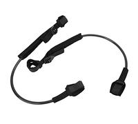2 pezzi surf guinzaglio surf regolabile dritta surf tavola guinzaglio 22 28 pollici di resistenza di trazione TPU gamba corda per navigare a paccoboarding windsurfing (Nero)