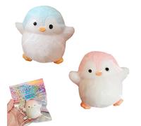 2 pezzi Taba Squishy, Fufu Squishy, Set Taba Squishy, Giocattoli Squishy, Pinguino Squishy, Pinguino Fidget Toys, Pinguino Squeeze Giocattoli per adulti e bambini