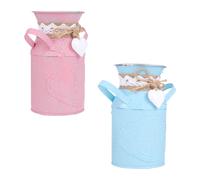 2 pezzi Table Adornment Delicate Fiorter Flowerpot Decorazione artigianale