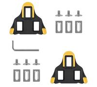 2 Pezzi Tacchette Per Pedali Spd Tacchette Compatibile Con Shimano Bicicletta Spd Sl Sm Sh11 Scarpe Bici Da Corsa Piastre Pedali Antiscivolo Per Bici Da Strada Indoor Outdoor Trainer (Giallo)