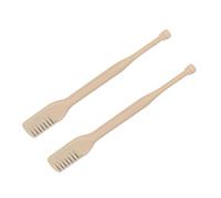 2 Pezzi Tagliacapelli per Naso Forbici da Barba Coltello per Peli del Naso Kit da Barba Pettine per Denti Forbici Piccole Tagliacapelli Forbici Rasoio da Taglio Cesoie per
