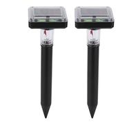 2 pezzi talpa LED ultrasonico alimentato ad energia solare sicuro portatile robusto e durevole arvicola per hotel villa giardino