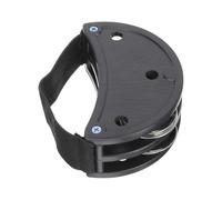 2 pezzi Tamburelli a mezzaluna con campanellini in metallo, strumento a percussione for feste, accessori for il tifo per Spettacoli