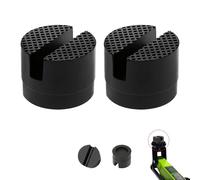 2 Pezzi Tampone in Gomma per Cric, Jack Pad Universale, Supporto Gomma Sollevatore Auto, Protezione Antiscivolo per Sollevamento Auto, Resistente fino a 3 Tonnellate, Diametro 50 mm con Scanalature
