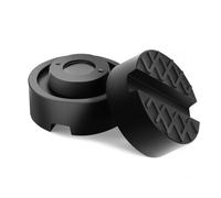 2 Pezzi Tampone in Gomma per Cric Sollevatore Auto Martinetto Idraulico Universale 65 x 35 mm con Superficie Antiscivolo