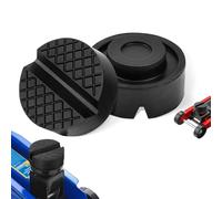 2 Pezzi Tampone in Gomma per Cric, Supporto Universale in Gomma, Universale Car Jack Pad, Protector per Binario a Fessura, per Cric, Sistemi di Sollevamento di Auto e Moto