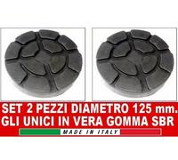 2 PEZZI TAMPONI D. 125 mm per PONTI SOLLEVATORI A BRACCI corghi-ravaglioli-omcn