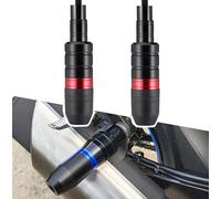 2 Pezzi Tamponi Paratelaio Moto per Harley Davidson Street 750 2015-2020, Moto Corpo Anti-Caduta Palla, Protezione per Scorrimento Telaio Scarico, Anti Crash Pad Accessori B Red