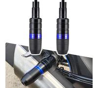 2 Pezzi Tamponi Paratelaio Moto per Harley Davidson Street 750 2015-2020, Moto Corpo Anti-Caduta Palla, Protezione per Scorrimento Telaio Scarico, Anti Crash Pad Accessori C Blue