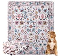 2 Pezzi Tappetini Assorbenti per Cani, Tappeti Lavabili Riutilizzabili, Traverse Cani, Traversine Addestramento del Cane, Gatti, Conigli, Antiscivolo (Pattern 3, 78x91cm)