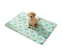 2 Pezzi Tappetini Igienici per Cani, 60*45cm Traversina Cane Lavabile, Protezione Urina Cane Tappetino Riutilizzabili, Tappetino Addestramento Cuccioli, per Cassa, Pavimento, Divano, Auto (Verde)