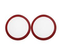 2 Pezzi Tappetino da Forno Rotondo in Silicone | Riutilizzabile e Facile da Pulire, per Friggitrice ad Aria e Forno, Accessorio da Cucina, Set da Due Pezzi