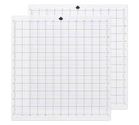 2 Pezzi Tappetino da Taglio,34.5 × 32.5 cm Tappetino Modellismo Antiscivolo,Taglio Tappetini Accessori di Ricambio Cutting Mat per Lavori di Cucito,Artigianato e Appassionati di fai da te-Trasparent