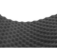 2 pezzi - Tappetino Isolante Antracite 100x206 cm con Gommini 20mm - Schiuma Aut