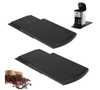 2 Pezzi Tappetino Macchina da caffè Scorrevole, Vassoio per Tappetini Scorrevoli, Cucina Caddy Tappetino di Vassoio Scorrevole di Caffettiera per Piccoli Elettrodomestici da Cucina