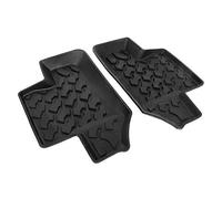 2 pezzi tappetino posteriore, antiscivolo in gomma per auto porta posteriore poggiapiedi protezione per tutte le stagioni tronco per JK 2 porte 2007-2017