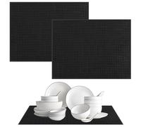2 Pezzi Tappetino Scolapiatti Assorbente,Tappetino Scolastoviglie in Microfibra 38x51cm,Tappetino Scolapiatti Grande,Tappetino Bar,Tappetino per Asciugare I Piatti,Lavare Bicchieri,Piatti e Tazze