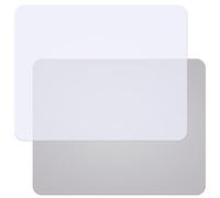 2 Pezzi Tappetino Silicone 50 x 40cm,Tappetino in Silicone per Resina Epossidica, Grandi Tappetino Antiaderente in Silicone per Artigianato, Foglio di Silicone Tappetino (Grigio+colore primario)