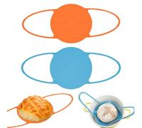 2 Pezzi Tappetino Silicone Forno,Tappetino Microforato per Forno,Tappetino Forno Riutilizzabile,Manici Extra Lunghi Riutilizzabili Teglie da Forno Resistenti al Calore per Pasta Madre