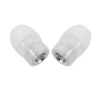 2 Pezzi Tappi Auricolari in Silicone Bianco per Stetoscopio a Vite, Morbidi | Forma a Zucca Liscia, Lavabili e Comodi, per Tubi Binaurali in Laboratori e Formazione Colore Casuale
