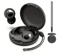 2 PEZZI Tappi per le orecchie antirrumore da 3,35 pollici, in morbido silicone riutilizzabile, con riduzione del rumore di 30 dB, con custodia per il trasporto, adatti per persone sensibili al rumore,