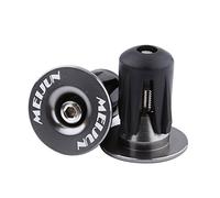 2 Pezzi Tappi Terminali Manubrio da Bici Bike Bar End Plug in Lega di Alluminio Bike Bar Grip Plug per MTB Bici da Strada (Colore Titanio)