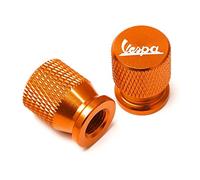 2 Pezzi Tappini Gomme Moto Valvole Pneumatici Cappuccio Valvola A Prova di Perdita, per Piaggio Vespa GTS GTV LX 60 125 250 300 Primavera Sprint Accessori