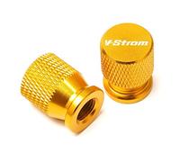 2 Pezzi Tappini Gomme Moto Valvole Pneumatici Cappuccio Valvola A Prova di Perdita, per Suzuki V-Strom 650 1000 V-Strom650 V-Strom1000 VStrom Accessori