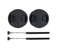 2 Pezzi Tappo Coprilente 77mm Copriobiettivo Frontale per Canon EOS 6D 6DII 5D IV con Obiettivo Kit EF 24-105mm o 24-70mm, per Nikon D750 D780 con Obiettivo Kit AF-S 24-120mm e altri Obiettivi da 77mm