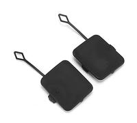 2 pezzi Tappo di copertura gancio di traino paraurti posteriore 51127272415 ABS nero di ricambio per X3 F25 2011-2014