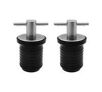 2 Pezzi Tappo di Scarico per Barche, 23 mm Tappi di Scarico in Acciaio Inossidabile con Impugnatura a T, Accessori per Barche per la Casa di Barche Marine